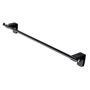 Decordem Banora Ikon 4'lü Premium Lux Banyo Seti, Pirinç Paslanmaz, Siyah