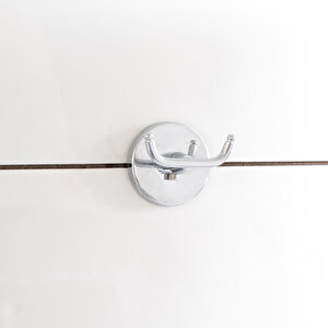 Decordem Banora Basic Banyo Askılığı, Paslanmaz Metal, Krom