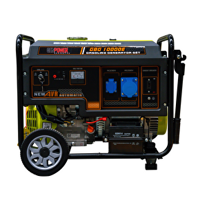 Genpower Marka Gbg 10000 E Model 10 Kva, Benzinli, Marşlı, Tekerlekli, Monofaze( 220 Volt) Portatif Jeneratör