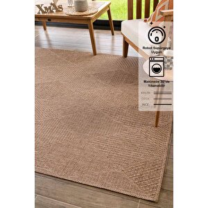 Rusticana 3102 Naturel Jüt Halı Modern Örme Kilim