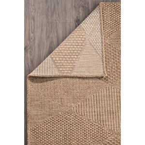 Rusticana 3102 Naturel Jüt Halı Modern Örme Kilim