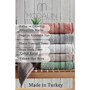 Fiona El Ve Yüz Havlu Seti 50x90 6'lı