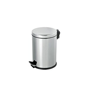 Plx3700-303 Krom Pedallı Paslanmaz Çöp Kovası 3 Lt