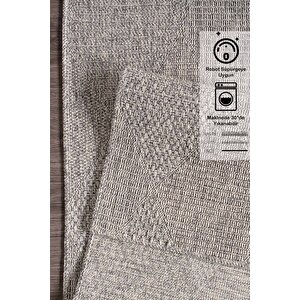 Rusticana 3104 Naturel Jüt Halı Modern Örme Yolluk Kilim 120x200 cm