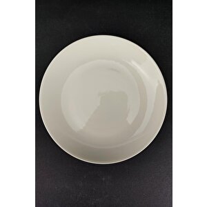 Digithome 6'lı Deniz Form Porselen Servis Tabağı Seti 24 Cm Krem – Tl4034835 C320.225