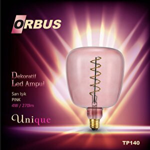 Orbus Dekoratif Led Ampul Pink 4w 270lm Tp140 Orb-tp140