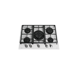 Gzc 75330 Xb Exactflame 70 Cm Beyaz Cam Gazlı Ocak
