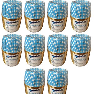 Muffin Kağıt Karton Altın Mavi Desenli Cupcake Kek Kalıbı Kapsülü Kabı - 25 Adetlik 10 Paket