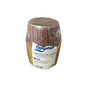 Muffin Kağıt Karton Altın Kahve Cupcake Kek Kalıbı Kapsülü Kabı - 25 Adetlik 1 Paket