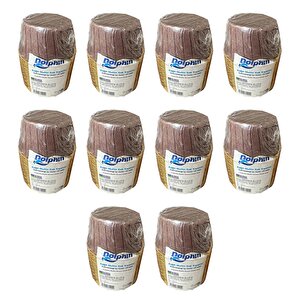 Dolphin Muffin Kağıt Karton Altın Kahve Cupcake Kek Kalıbı Kapsülü Kabı - 25 Adetlik 10 Paket