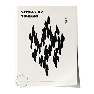 Yatsuo No Tsubaki Poster - Yatsuo No Tsubaki Tasarımları - Sanat Serisi - Çerçevesiz Duvar Tablosu - Parlak Ve Kalın Fine Art Kağı