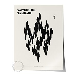 Yatsuo No Tsubaki Poster - Yatsuo No Tsubaki Tasarımları - Sanat Serisi - Çerçevesiz Duvar Tablosu - Parlak Ve Kalın Fine Art Kağı 33x48 cm