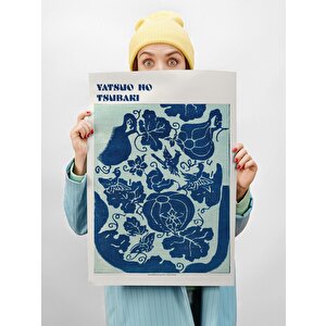 Yatsuo No Tsubaki Poster - Yatsuo No Tsubaki Tasarımları - Sanat Serisi - Çerçevesiz Duvar Tablosu - Parlak Ve Kalın Fine Art Kağı