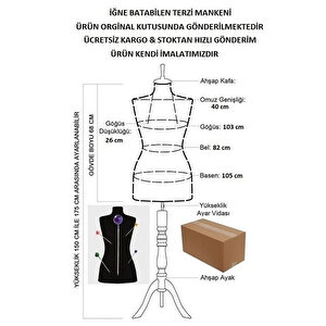 44 Beden Full İğne Batabilen Terzi Mankeni Prova Mankeni Vitrin Mankeni