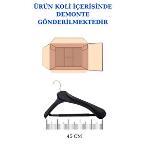 100 Adet Plastik Yüksek Kalite Ceket Askısı, Elbise Askısı, Takım Elbise Askısı