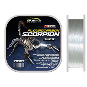 Akajima Scorpion Fluorocarbon Misina 100 Mt 0.50 Mm