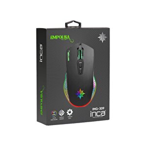Inca Empousa Img-309 7200 Dpi Rgb 7 Tuş Makrolu Gaming Oyuncu Mouse Img-309