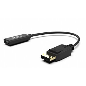 INCA IDTH-07 Displayport erkek , HDMI Dişi çıkış 20 cm 4K Ultra HD 60Hz 3840×2160 çözünürlük