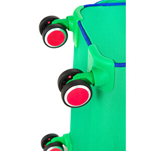 United Colors Of Benetton Ultra Light Hafif Lüx Kumaş Büyük Boy Valiz Yeşil Bnt2200
