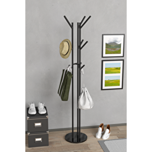 Retohome Ayaklı 9 Kancalı Metal Askılık 5111