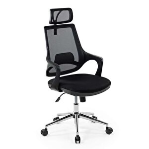 Skagen Headrest Ofis Sandalyesi Siyah