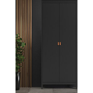Mat Siyah Yapışkanlı Kaplama Folyosu 61 Cm  X 1 Mt