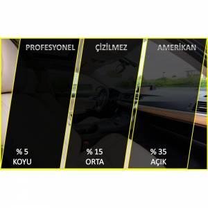 Cam Filmi Siyah Amerikan Çizilmez Açık Ton 50 Cm X 8 Metre