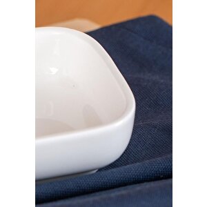 Acar Pure Royal Porselen Kase 11 Cm Dikdörtgen Beyaz - Sct-05409 C320.033