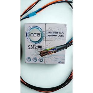 Inca High Speed Cat6 Network Kablosu (icat6-305m)