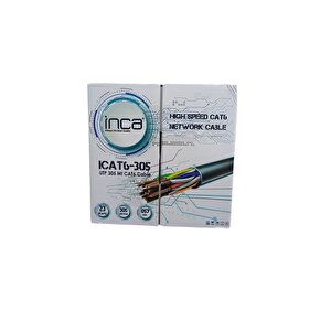 Inca High Speed Cat6 Network Kablosu (icat6-305m)