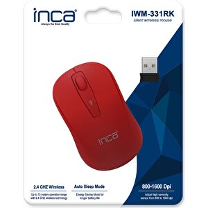 Inca Iwm-331rk Silent Sessiz Tuş Ve Tıklamalı Kablosuz Mouse