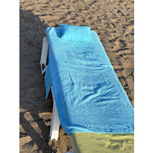 Mavi Çanta Formunda Plaj Havlusu