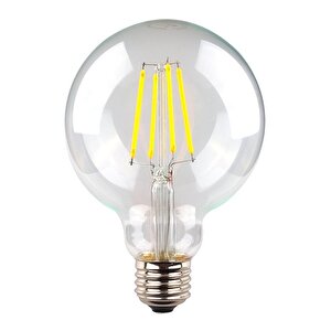 Heka Rustik Led Ampul E27 G95 6w 6500k Beyaz Işık