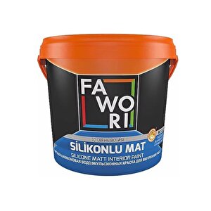 Fawori Silikonlu Mat 15lt İç Cephe Boyası Kum Beyazi