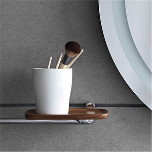 Vitra Eternity A4487257 Diş Fırçalığı, Krom - Beyaz