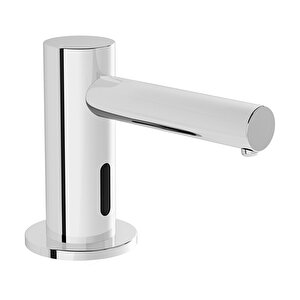 Vitra Origin A44699 Temassız Kısa Sıvı Sabunluk, Tezgah Üzeri, Elektrikli, Krom