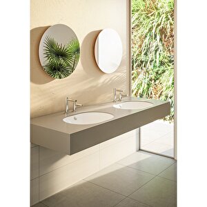 Vitra Origin A44699 Temassız Kısa Sıvı Sabunluk, Tezgah Üzeri, Elektrikli, Krom