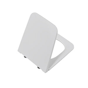 Vitra Equal 119-003r009 İnce Klozet Kapağı, Yavaş Kapanır, Kolay Çıkabilir, Beyaz