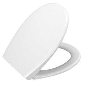 Vitra 84-003r009 Universal Klozet Kapağı Oval Form, Yavaş Kapanır, Beyaz