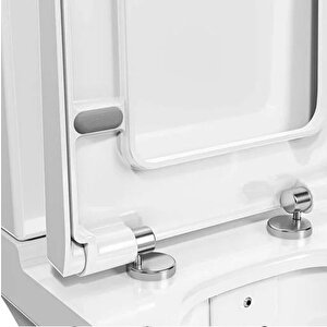 Vitra Integra 108-003r009 Klozet Kapağı, Yavaş Kapanır, Kolay Çıkabilir, Beyaz