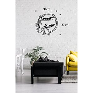 M&c Concept Sweet Home Metal Duvar Panosu - Siyah