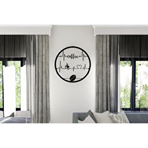 M&c Concept Coffee Metal Duvar Tablosu  - Siyah