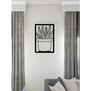 M&c Concept Flower Metal Duvar Tablosu  - Siyah