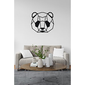 M&c Concept Panda Metal Duvar Panosu - Siyah