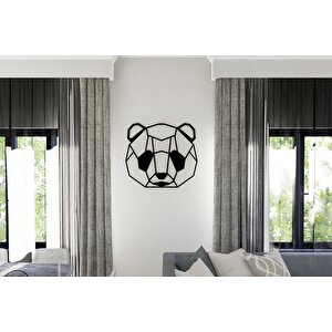 M&c Concept Panda Metal Duvar Panosu - Siyah