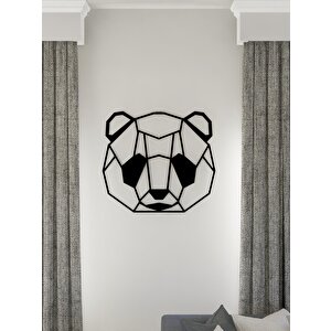 M&c Concept Panda Metal Duvar Panosu - Siyah