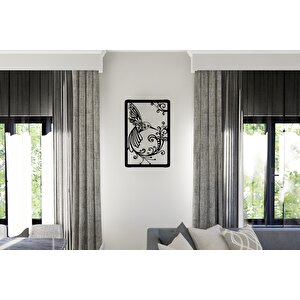 M&c Concept Bird Metal Duvar Tablosu  - Siyah