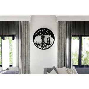 M&c Concept Forest Metal Duvar Tablosu  - Siyah