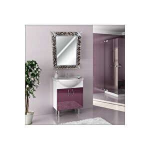 45x60cm Eskitme Gümüş Işleme Rustik Boy Banyo Duvar Salon Aynası