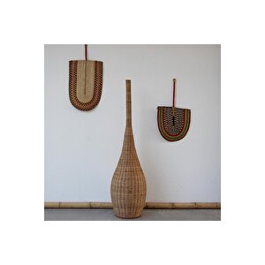 Bambu & Rattan Handmade Konik Dekoratif Lambader 40x155cm